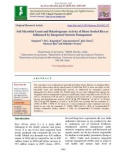 Soil microbial count and Dehydrogenase activity of direct seeded rice as influenced by integrated nutrient management