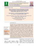 Effect of integrated nutrient management strategies on nutrient status and soil microbial population in aonla (Emblica officinalis Gaertn.) Cv. Na-7