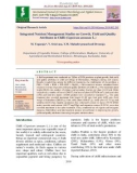 Integrated nutrient management studies on growth, yield and quality attributes in chilli (Capsicum annuum L.)