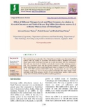 Effect of different nitrogen levels and plant geometry, in relation to growth characters and yield of brown top millet [Brachiaria ramosa (L.)] at Bastar plateau zone of Chhattisgarh