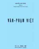 Nghiên cứu văn phạm Việt: Phần 1