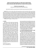 Đánh giá mức độ ngập lụt đất ở do nước dâng theo các kịch bản siêu bão tại thành phố Hạ Long