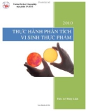 THỰC HÀNH PHÂN TÍCH VI SINH THỰC PHẨM