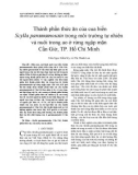 Thành phần thức ăn của cua biển Scylla paramamosain trong môi trường tự nhiên và nuôi trong ao ở rừng ngập mặn Cần Giờ, TP. Hồ Chí Minh