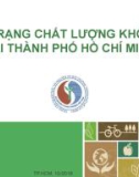 Bài giảng Hiện trạng chất lượng không khí tại thành phố Hồ Chí Minh