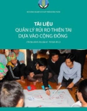 Tài liệu quản lý rủi ro thiên tai dựa vào cộng đồng (2015)