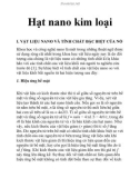 Hạt nano kim loại