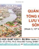 QUẢN LÝ TỔNG HỢP LƯU VỰC SÔNG