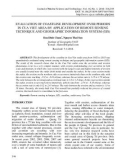 Evaluation of coastline development over periods in Cua Viet area by application of remote sensing technique and geographic information system (GIS)