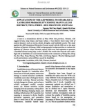 Application of the ahp model to establish a landslide probability zoning map in A Luoi district, Thua Thien - Hue province, Vietnam