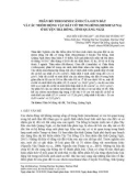 Phân bố theo sinh cảnh của giun đất và các nhóm động vật đất cỡ trung bình (Mesofauna) ở huyện Trà Bồng, tỉnh Quảng Ngãi