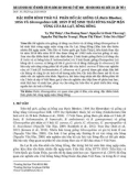 Đặc điểm hình thái và phân bố các giống cá Butis bleeker, 1856 và Glossogobius gill, 1859 ở hệ sinh thái rừng ngập mặn vùng cửa Ba Lạt, sông Hồng