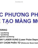 CÁC PHƯƠNG PHÁP CHẾ TẠO MÀNG MỎNG