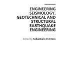 ENGINEERING SEISMOLOGY, GEOTECHNICAL AND STRUCTURAL EARTHQUAKE ENGINEERING