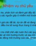 Báo cáo: Các giải pháp bảo vệ môi trường