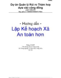 Hướng dẫn lập kế hoạch xã an toàn hơn