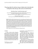 Ứng dụng đệm lót sinh học trong cải thiện một số chỉ tiêu môi trường khu chăn nuôi gia cầm tại hai xã tỉnh Hà Nam