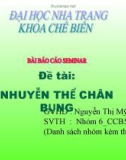 Bài báo cáo đề tài Nhuyễn thể chân bụng