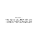 Tài nguyên nước và tác động biến đổi khí hậu ở Việt Nam: Phần 2