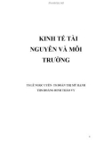 Hướng dẫn học tập môn Kinh tế tài nguyên và môi trường - TS. Lê Ngọc Uyển, TS. Đoàn Thị Mỹ Hạnh, ThS. Hoàng Đinh Thảo Vy