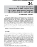 Ứng dụng mô hình merton dự báo rủi ro tín dụng: Bằng chứng từ các công ty nhóm ngành công nghiệp niêm yết trên sàn chứng khoán Việt Nam