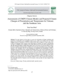 Assessments of CMIP3 climate models and projected climate changes of precipitation and temperature for Vietnam and the Southeast Asia