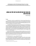 Lượng giá tổn thất do biến đổi khí hậu toàn cầu đối với Hà Nội - TS. Bùi Đại Dũng