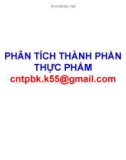 Phân tích thành phần thực phẩm