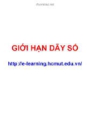 Bài giảng Giải tích 1: Giới hạn dãy số