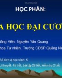 Bài gảng Hóa học đại cương - Bài 3: Hệ đơn vị