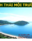 SINH THÁI MÔI TRƯỜNG -TS. LÊ QUỐC TUẤN