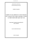 NGHIÊN CỨU QUÁ TRÌNH XỬ LÝ CHẤT THẢI RẮN HỮU CƠ BẰNG CÔNG NGHỆ Ủ SINH HỌC CẤP KHÍ TỰ NHIÊN TRONG ĐIỀU KIỆN VIỆT NAM