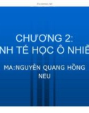 Bài giảng Kinh tế và quản lý môi trường: Chương 2 - Nguyễn Quang Hồng