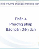 Phương pháp giải nhanh bài toán Hóa Học