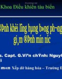 Xác định khối lượng hàng bằng phương pháp giám định mớn nước