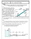 Đề thi kết thúc học phần: Kỹ thuật thuỷ khí Đề số: 1102