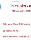 Bài giảng Di truyền y học: Chương 3 - Phạm Thị Phương