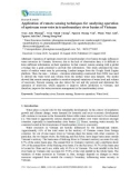 Application of remote sensing techniques for analyzing operation of upstream reservoirs in transboundary river basins of Vietnam