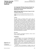 An integrated wireless sensing system for monitoring environmental parameters in mushroom houses