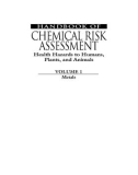 HANDBOOK OF CHEMICAL RISK ASSESSMENT: Health Hazards to Humans, Plants, and Animals VOLUME 1