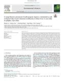 A comprehensive assessment of anthropogenic impacts, contamination, and ecological risks of toxic elements in sediments of urban rivers: A case study in Qingdao, East China