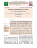 Enhancement of photosynthetic efficiency of C3 plants