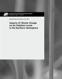 Impacts of Climate Change on Air Pollution Levels in the Northern Hemisphere