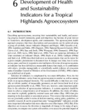 Integrated Assessment of Health and Sustainability of Agroecosystems - Chapter 6