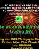 Chuyên đề kích thích sinh trưởng