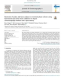 Retention of acidic and basic analytes in reversed phase column using fluorinated and novel eluent additives for liquid chromatography-tandem mass spectrometry