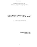 Nguyên lý thủy văn ( NXB ĐH Quốc gia Hà Nội ) - Chương mở đầu