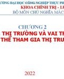 Bài giảng Kinh tế chính trị Mác - Lênin - Chương 2: Hàng hóa, thị trường và vai trò của các chủ thể tham gia thị trường