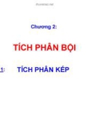 Bài giảng Chương 2: Tích phân bội (Phần 1)