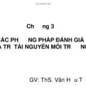 Bài giảng Hạch toán tài nguyên môi trường: Chương 3 - ThS. Văn Hữu Tập